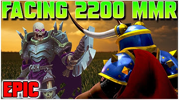 [EPIC] FACING A 2200 MMR OPPONENT! | WC3 | Grubby