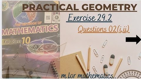 Class 10 New Maths book Exercise:29.2 Q:02 part i,ii   #circle #mathssindhboard#29.2 #circumcircle