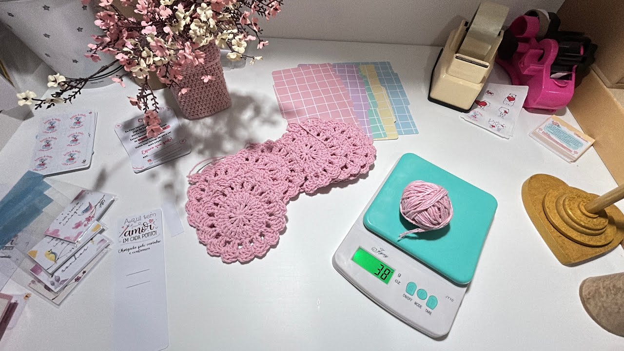 Sobra de barbante , chega de guardar ! Embalando pedido da loja na shopee