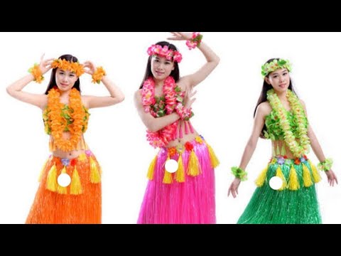 طريقه عمل ملابس بلد هاواى للحفلات التنكريه والمؤتمرات والحضانات