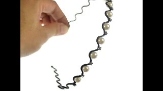 beads pearl headbands for girls,wedding headbands wholesale screenshot 3