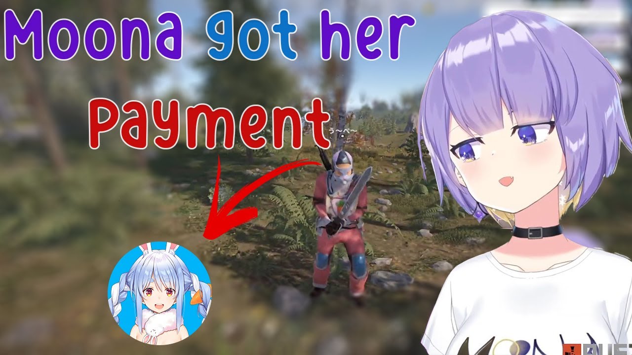 Moona got her Payment from Pekora that turn out Save Her in Rust!!