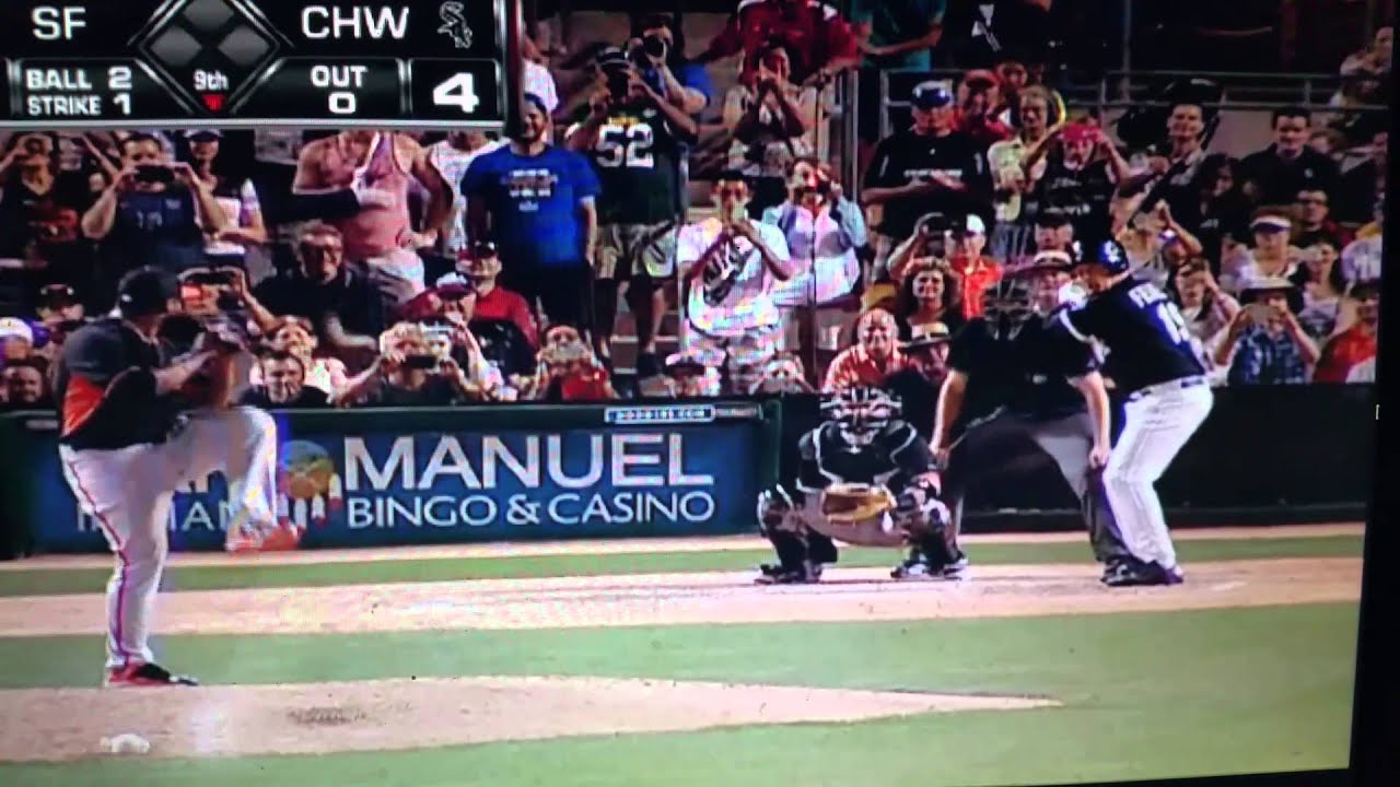 Will Ferrell at bat for White Sox 3/12/15