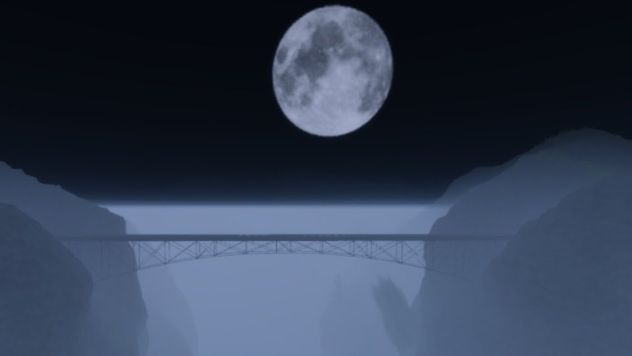 The ghost of the old iron bridge.