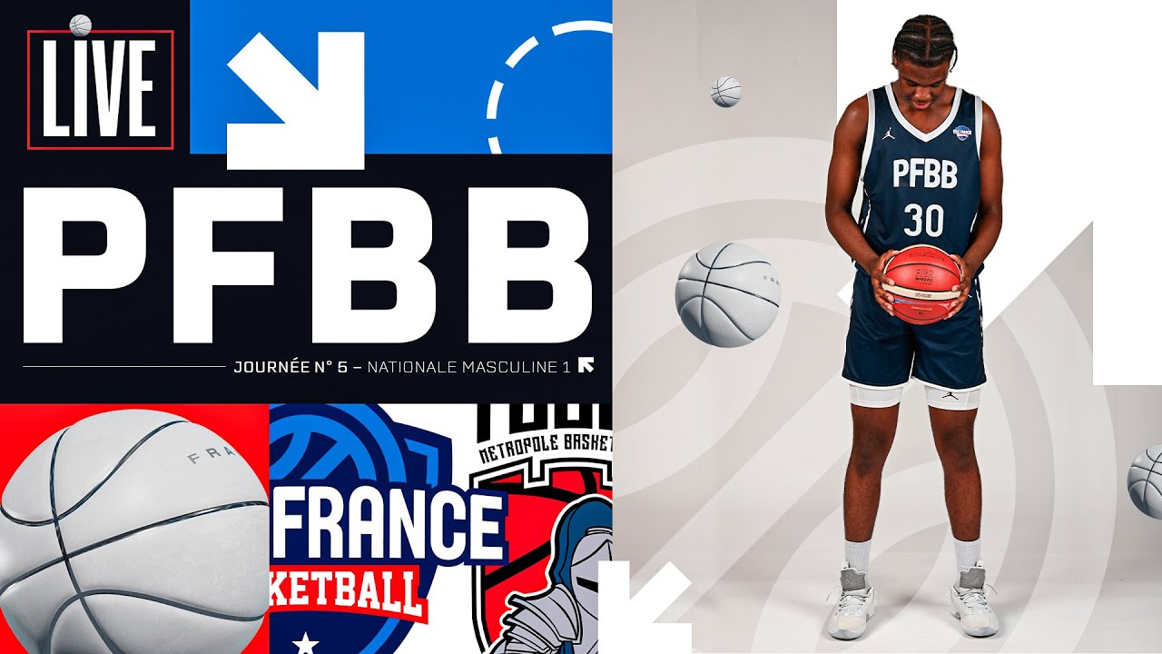 [LIVE Pôle France BasketBall] Nationale Masculine 1 PFBB 🆚 Tours