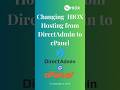 🔁 Changing DirectAdmin to cPanel on HIOX Hosting in Seconds! #hiox #webhosting
