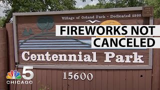 Orland Park to Hold Modified Fourth Of July Fireworks, Concert Despite Concerns | NBC Chicago