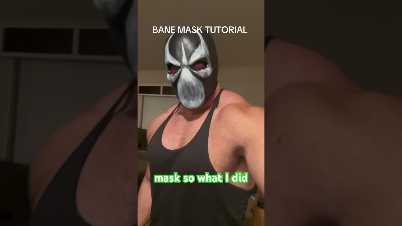 How I Made My Bane Mask for Cosplay and Halloween!