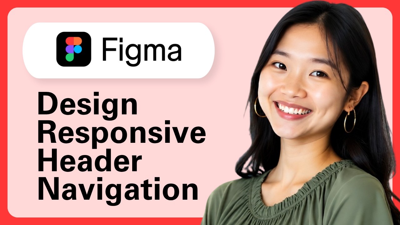 How To Design Responsive Header Navigation In Figma - YouTube