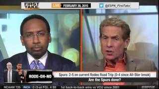 ESPN First Take    Trail Blazers beat Spurs 111 95   Are the San Antonio Spurs DONE