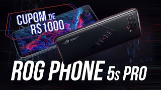 Unboxing do ASUS ROG Phone 5S PRO e CUPOM DE DESCONTO de R$ 1.000,00 no 5S