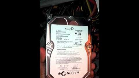 Seagate 1.5 TB Hard Drive Failure