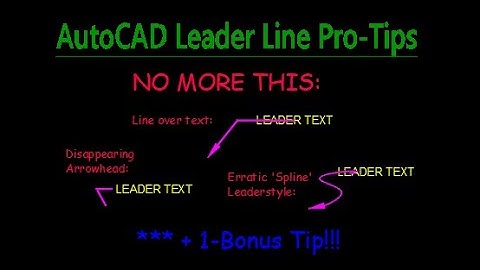 No more disappearing arrowheads: Fixes for your AutoCAD Multileader styles.