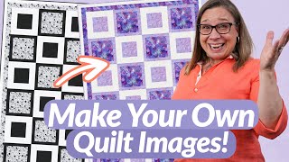 How YOU Can Make Your Own 3-Yard Quilt Images!