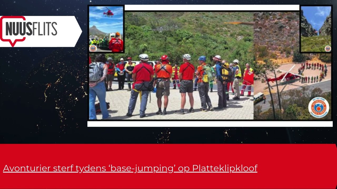 Avonturier sterf tydens ‘base-jumping’ op Platteklipkloof