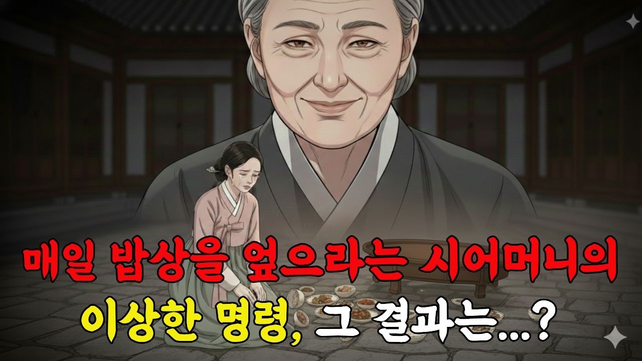 매일 밥상을 엎으라는 시어머니의 이상한 명령, 그 결과는 어떻게 되었을까요? 야담ㅣ수면동화ㅣ설화ㅣ