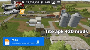 ♻️FARMING SIMULATOR 20😱NEW LITE MOD APK✅SIZE :- 1GB #FS20 #catk7 