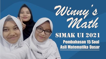 Pembahasan Soal Matematika Dasar SIMAK UI 2021