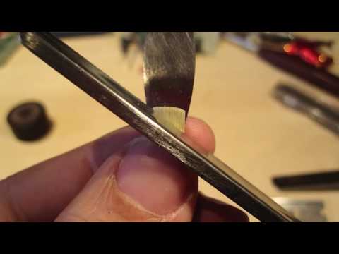 Oboe reed making - Tip to plateau transition