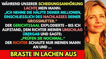 When my husband tried to steal my fortune, I gave the judge an envelope—he laughed at me.