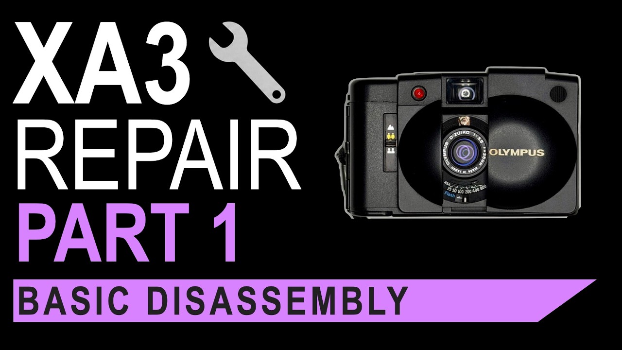Olympus XA3 Repair Series – Part 1 – Basic Disassembly - YouTube