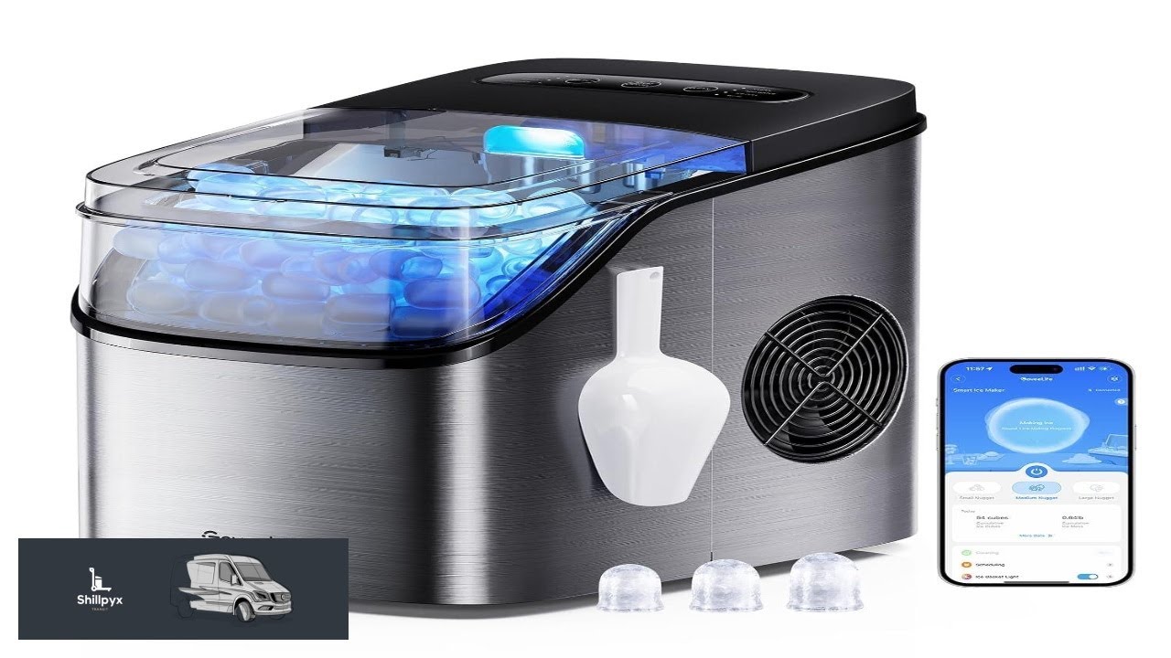 GoveeLife Smart Ice Maker Countertop Portable Ice Machine with Voice Control 9