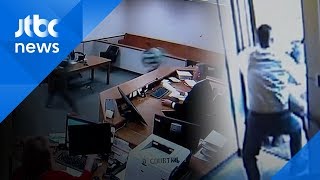 [영상] 도망친 피고인, 법복 벗고 뒤쫓은 판사…숨막히는 추격전