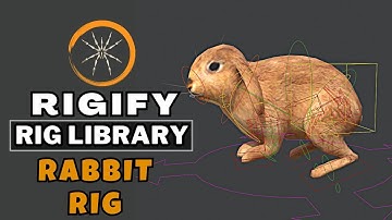 Create Rabbit RIG with Rigify Rig Library in Blender | Rigify Animal Rig