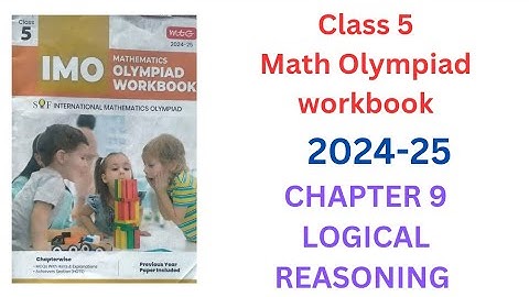 Math Olympiad Class 5 | Chapter 9 logical reasoning  #imo #mathwithsukhdeep #sof #educationalvideo