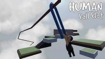 Human Fall Flat - Island Hopper | PC | Custom Map [4K 60ᶠᵖˢ]