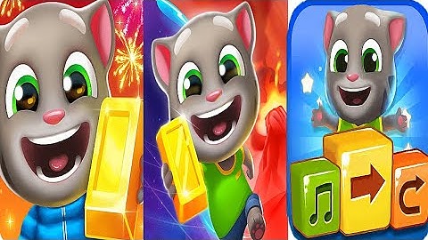 Talking Tom Time Rush vs Talking Tom Gold Run vs Talking Tom Coding Planet Gameplay Android ios