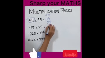 Multiplication Trick#8 | How to multiply with 99 or 999 or 9999 in few seconds #multiplicationtrick