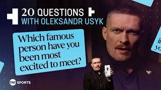 ❓ 20 Questions with Oleksandr Usyk 🇺🇦 #FuryUsyk | #RingOfFire 🇸🇦