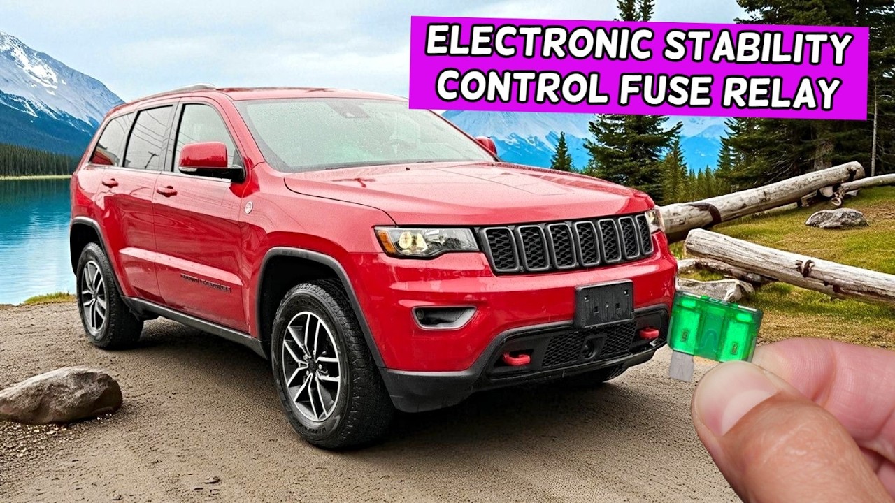 Jeep Grand Cherokee Electronic Stability Control Fuse Relay Location Replacement 2011 - 2022