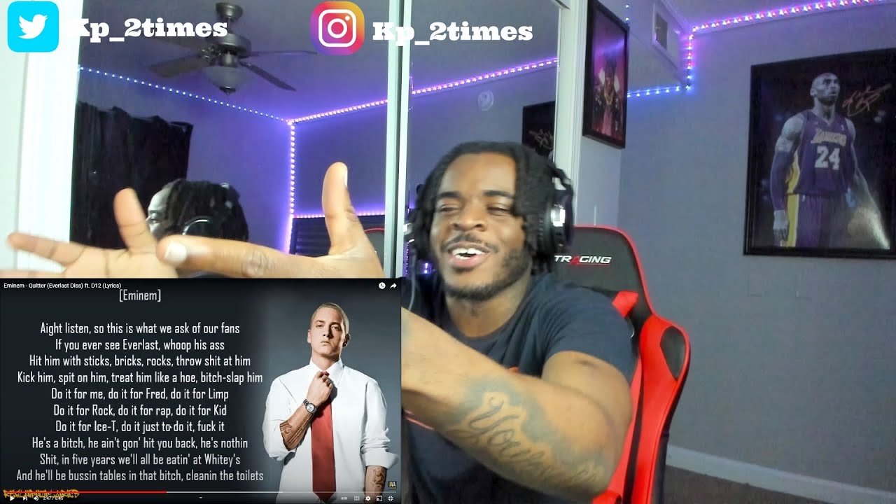 Eminem - Quitter (Everlast Diss) при участии D12 REACTION