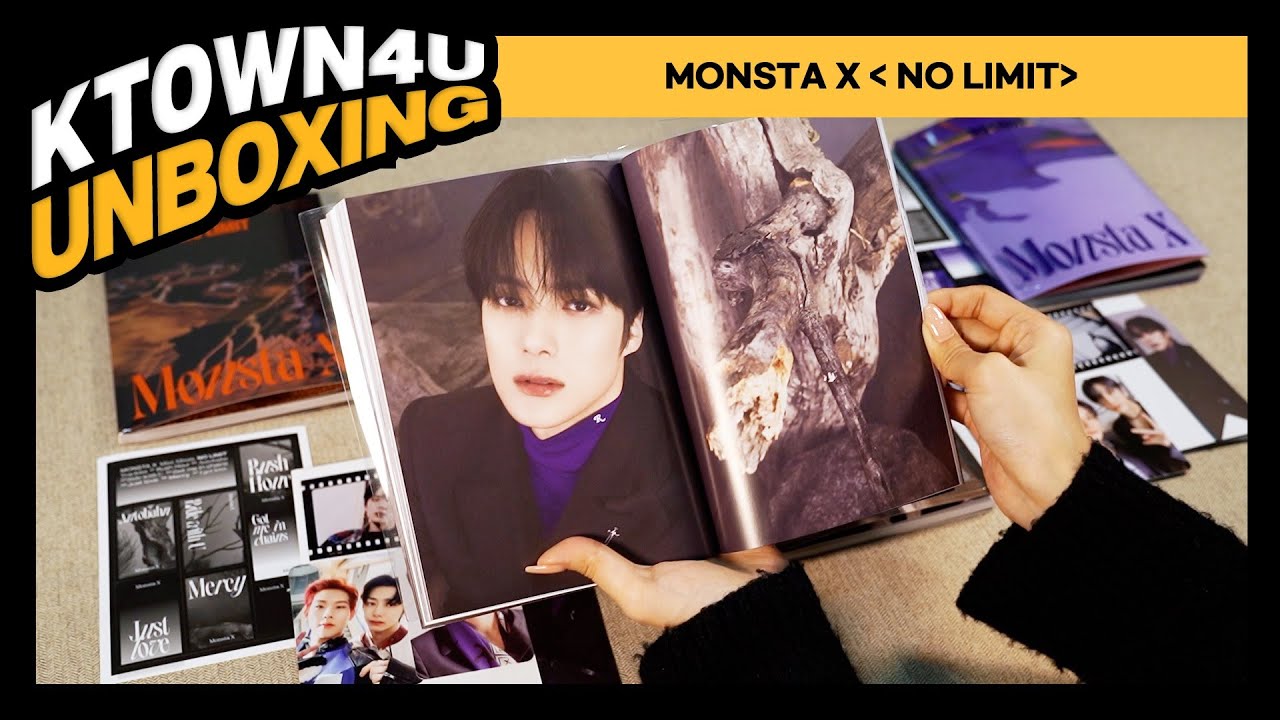 UNBOXING MONSTA X Mini Album 'No Limit' | 몬스타엑스 - 미니앨범 'No Limit' 언박싱