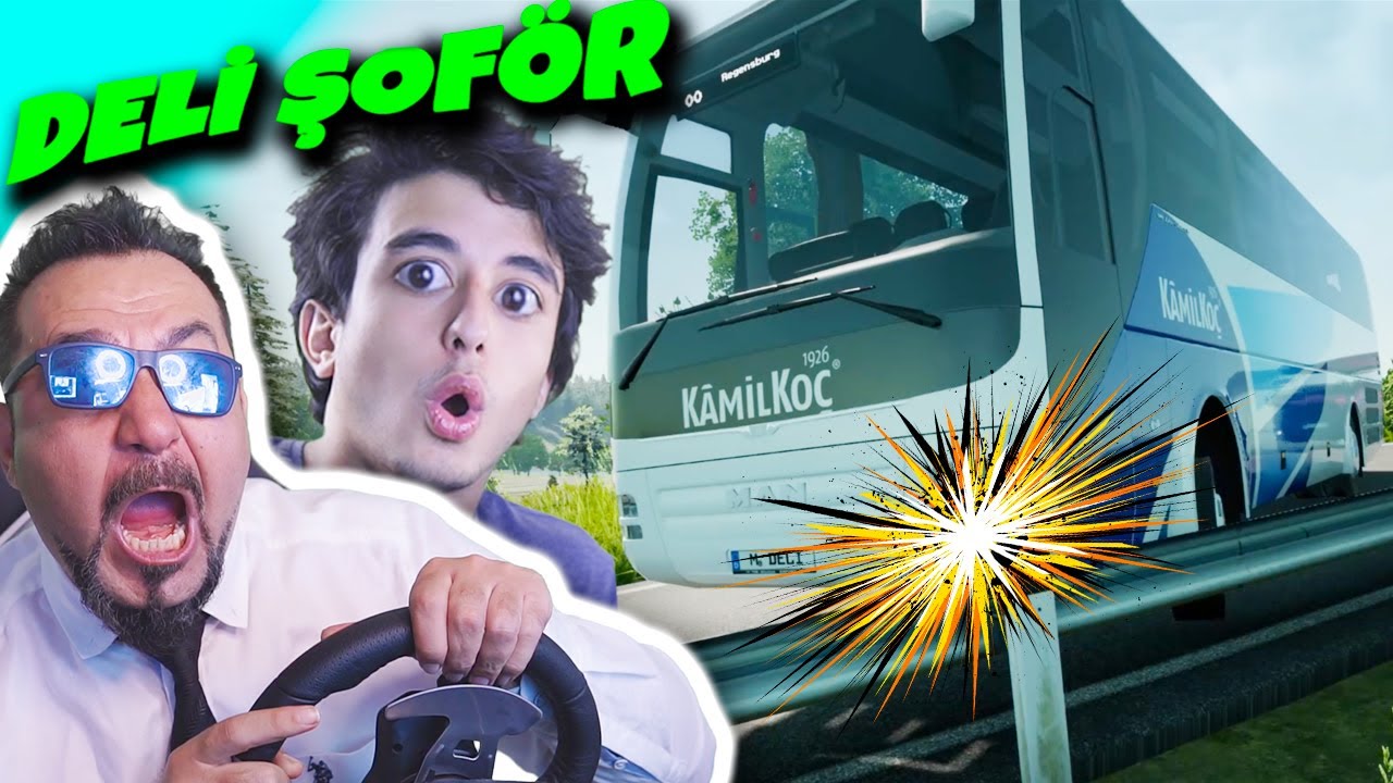DELİ ŞÖFÖR ve DELİ MUAVİNİ OLAYLI KAZA! RADARA GİRDİK POLİS PEŞİMİZDE! | FERNBUS OTOBÜS SİMÜLATÖRÜ