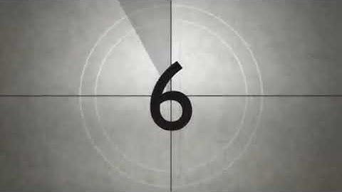 OPENING VIDEO  Old Movie Countdown Timer With Sound Effect HD FREE with download link