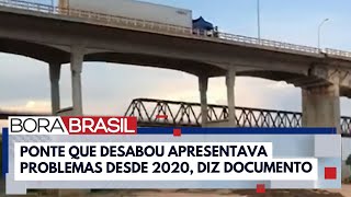 Ponte que desabou na divisa entre Tocantins e Maranhão tinha ...