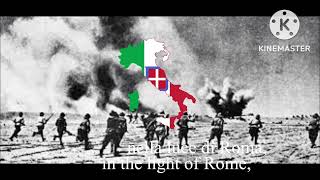 anthem of italy - inno imperiale italiano - credit to ingen