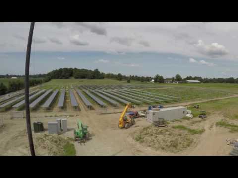 SCI REMC Ellettsville Solar Array Construction Timelapse