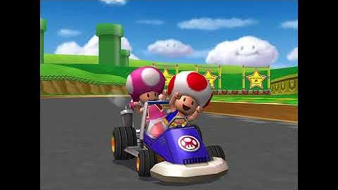 Mario Kart Double Dash Flower Cup 150cc Split Screen
