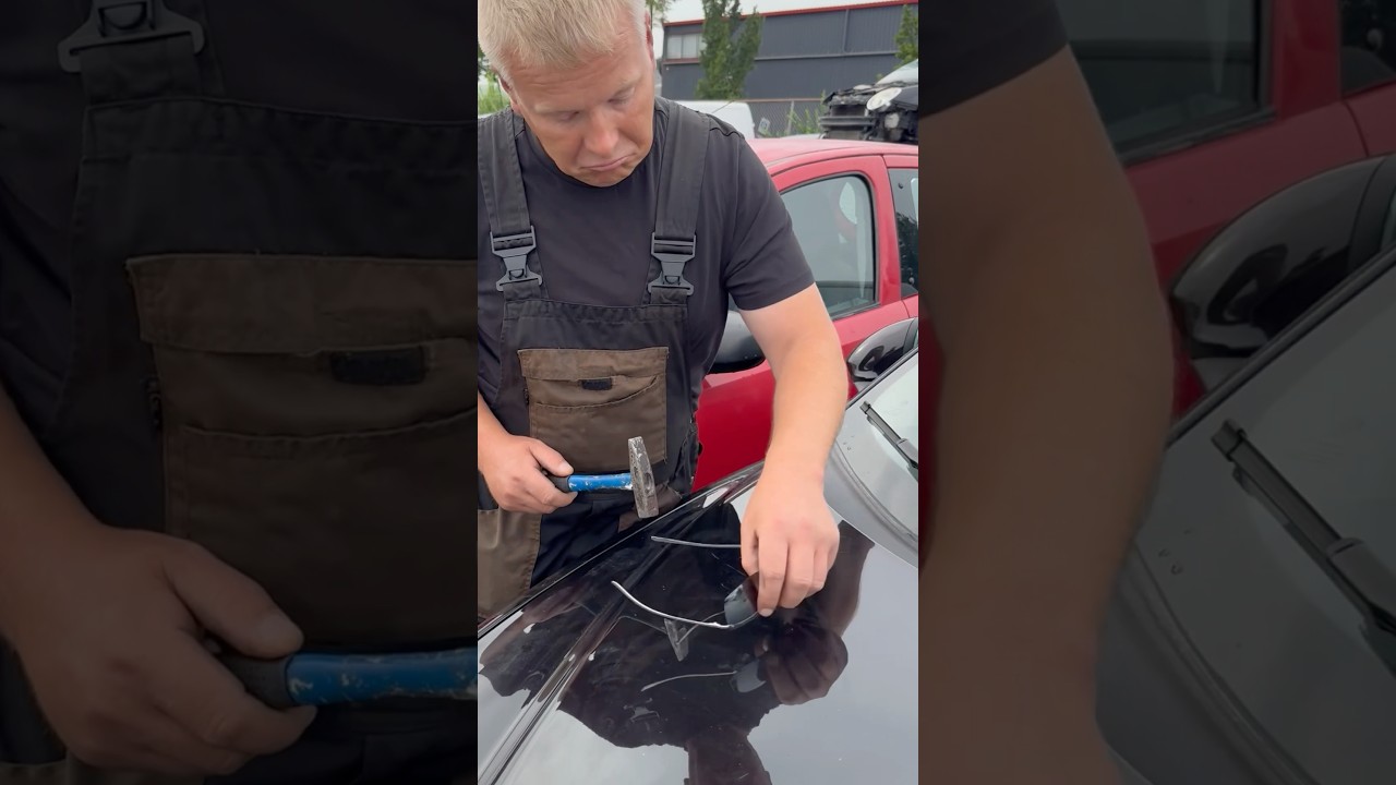 I'm testing the strength of my glasses.