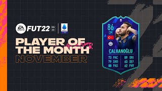 Hakan Calhanoglu | Player of the Month: November 2021 | Serie A TIM 2021/22