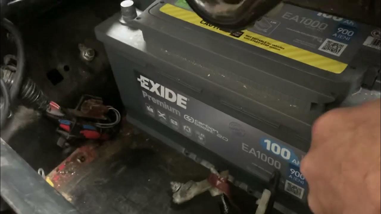 Transit Mk7 Dual battery arrangement - YouTube