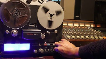 TASCAM 22 2 reel to reel demo with 388
