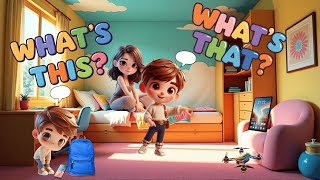 What's This? What's That?  | Fun Song for Kids 🎶 | Common Objects | #kidslearning