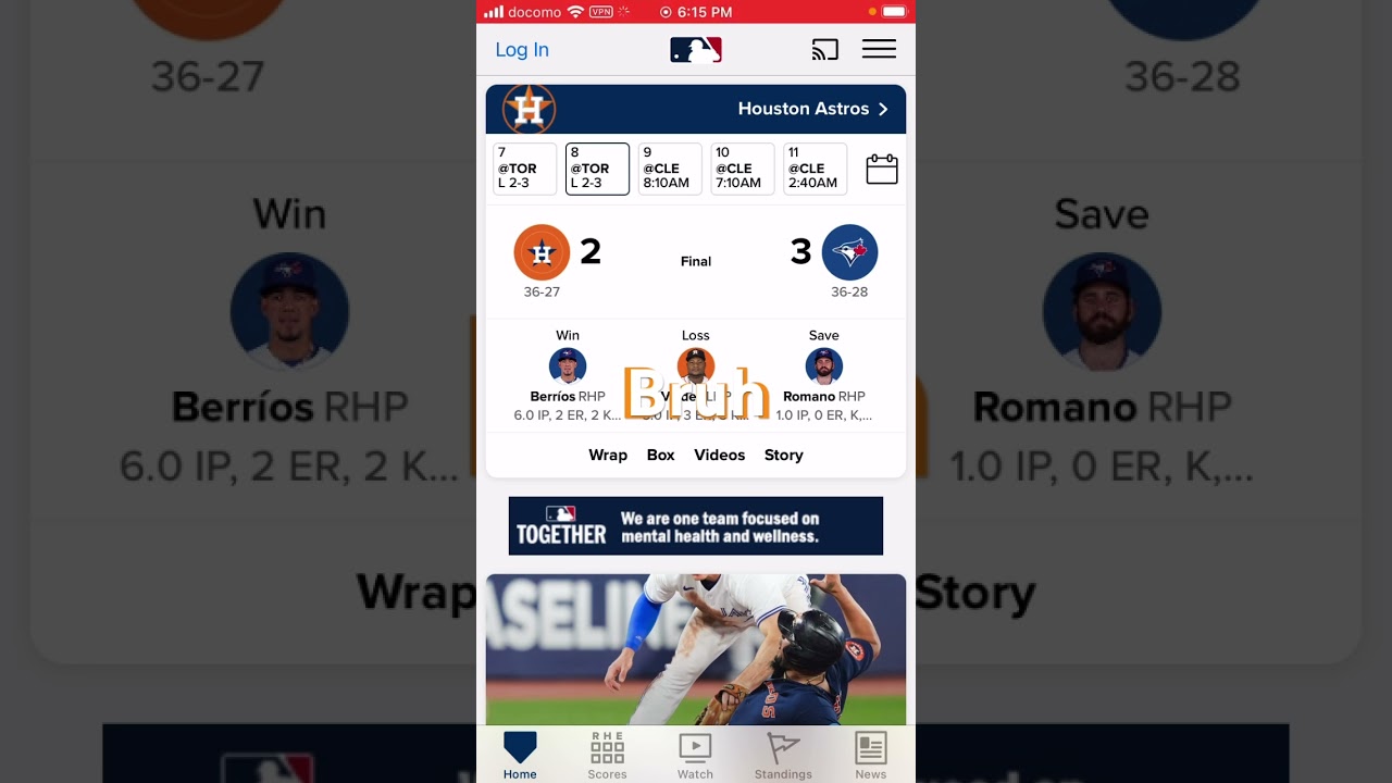 Checkin the Scores baseball mlb houstonastros bruh Win Big Sports