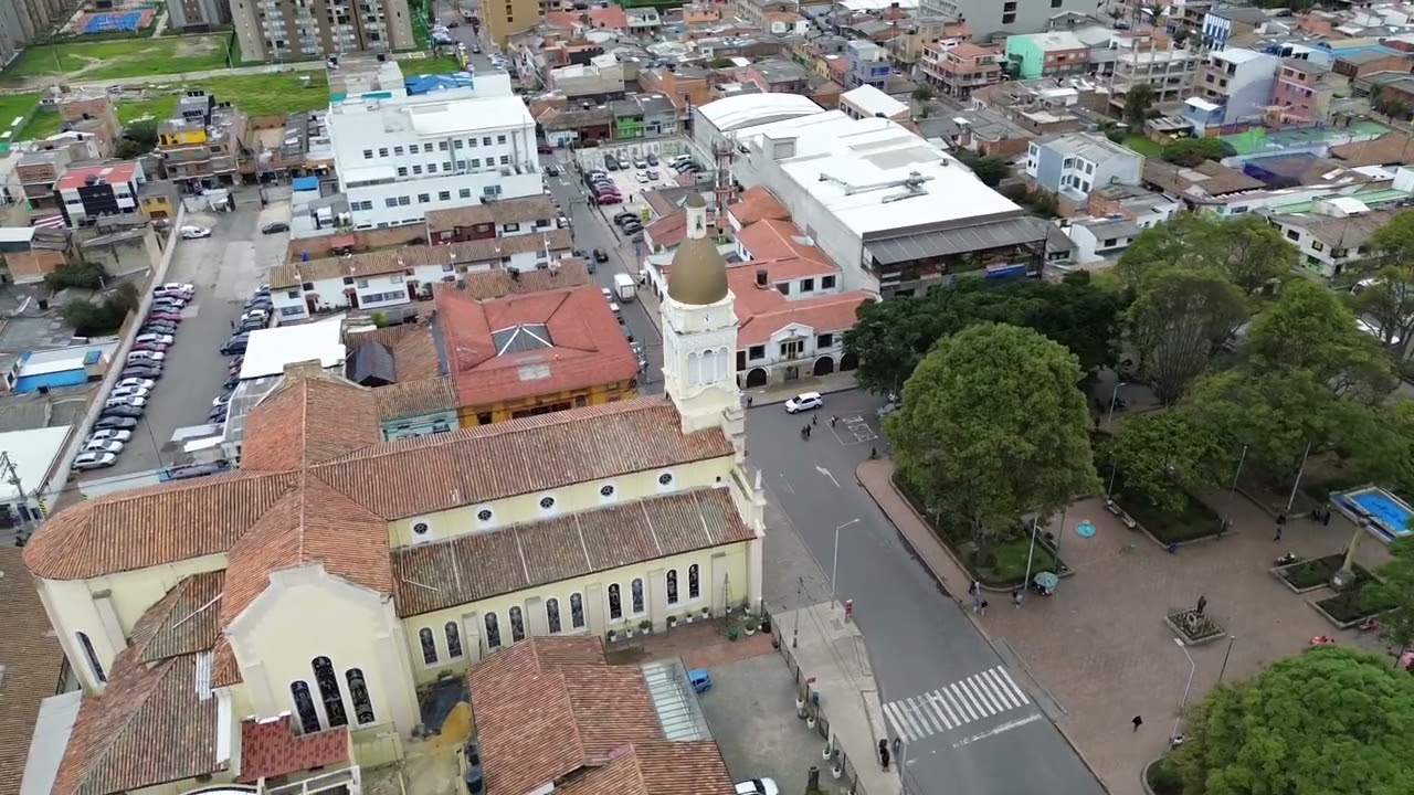 Vista aerea de cajica Cundinamarca