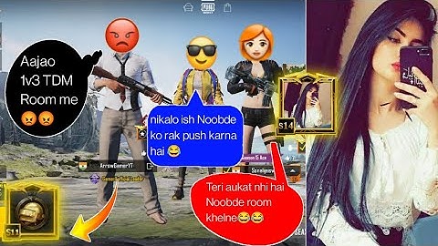 Random 3 players call me Noob / challenge for 1vs 3 TDM room (part - 43)